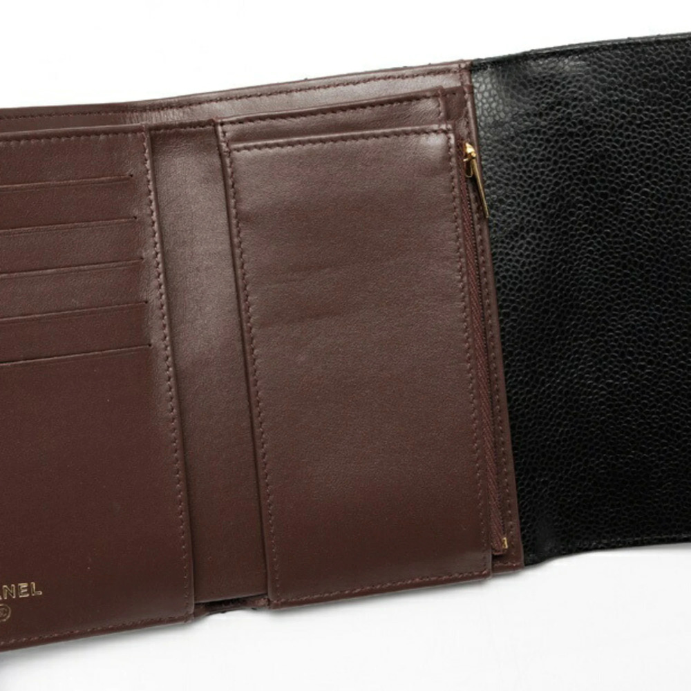 CHANEL Black Caviar Leather Wallet - Picture 4 of 7